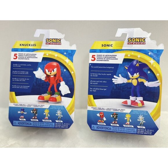 SONIC & KNUCKLES 2.5 Inch Mini Figures Sonic The Hedgehog - Picture 9 of 10